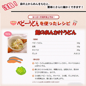 はくばく ベビーうどん 100g 食塩不使用 乳児用規格適用食品 離乳食